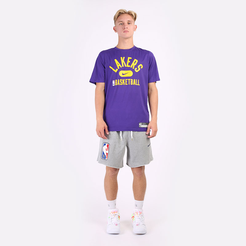 мужская фиолетовая футболка Nike Los Angeles Lakers Dri-FIT NBA T-Shirt DA5925-547 - цена, описание, фото 6